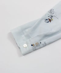 袖部分（ブルー）