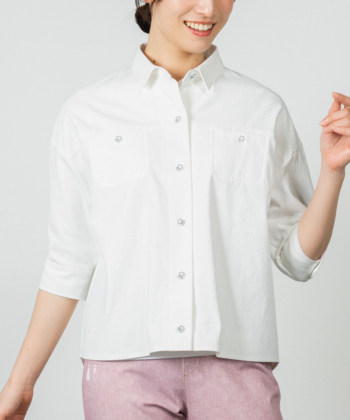 モデル着用画像（ホワイト）