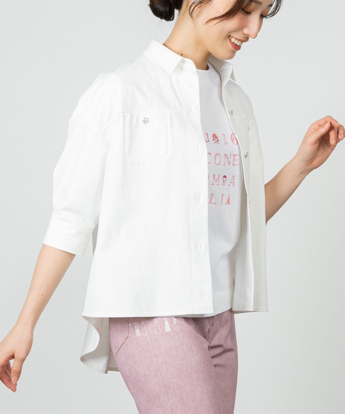 モデル着用画像（ホワイト）