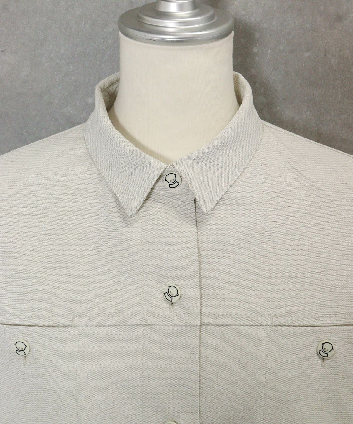 首元部分(ベージュ）