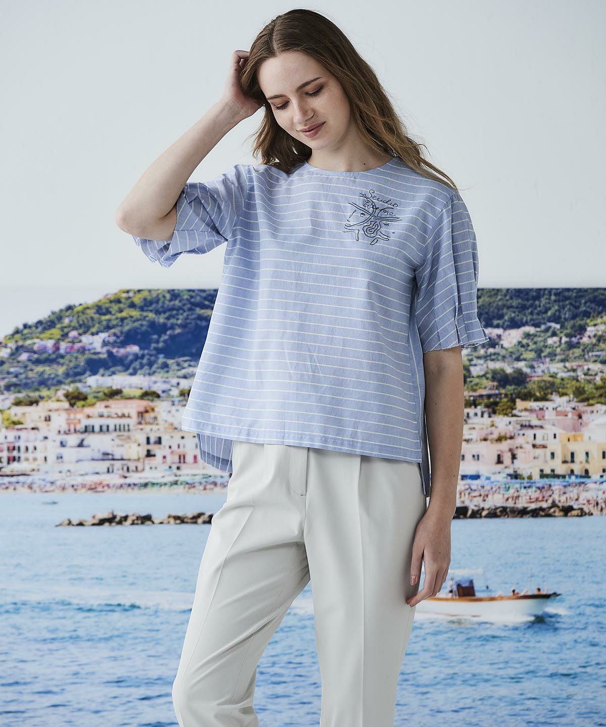 モデル着用画像(ブルー)