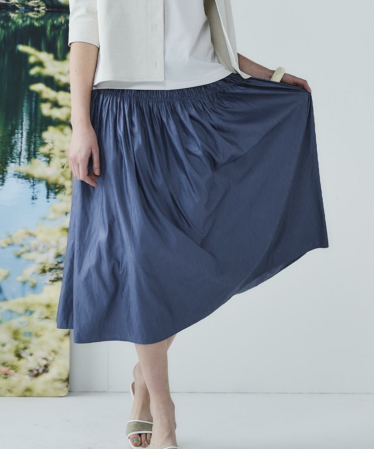 モデル着用画像（ブルー）