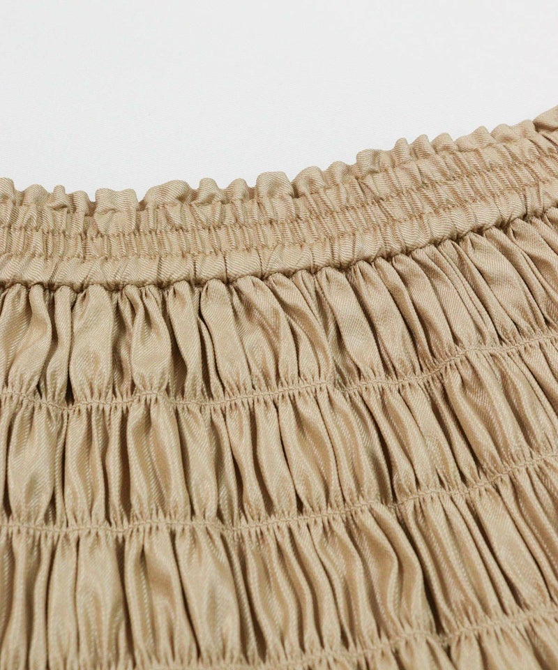 ギャザー部分（ベージュ）