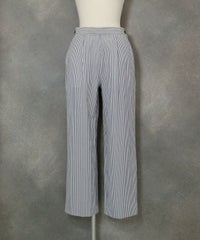 サッカーストライプワイドパンツ（ネイビー）