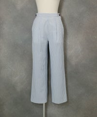 サッカーストライプワイドパンツ（ブルー）