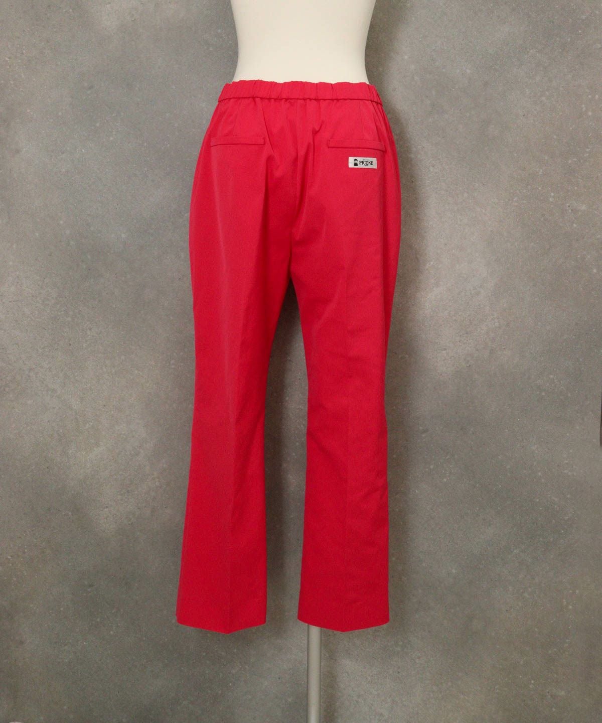 撥水プルオンカラーパンツ後（ピンク）