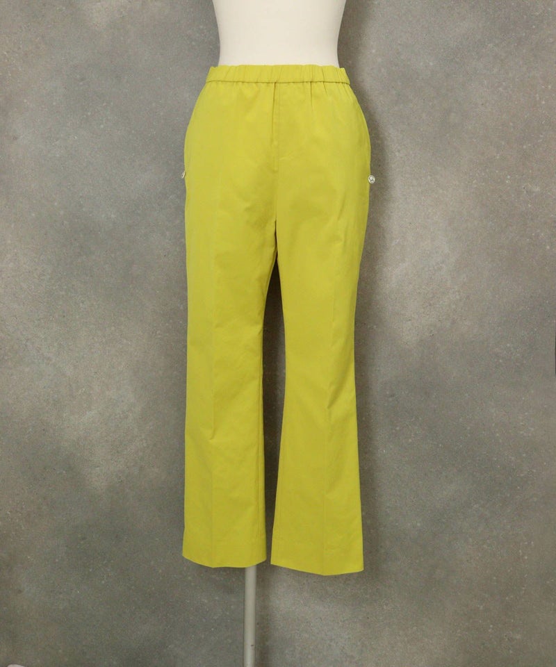 撥水プルオンカラーパンツ（イエロー）