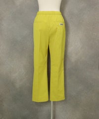 撥水プルオンカラーパンツ後（イエロー）