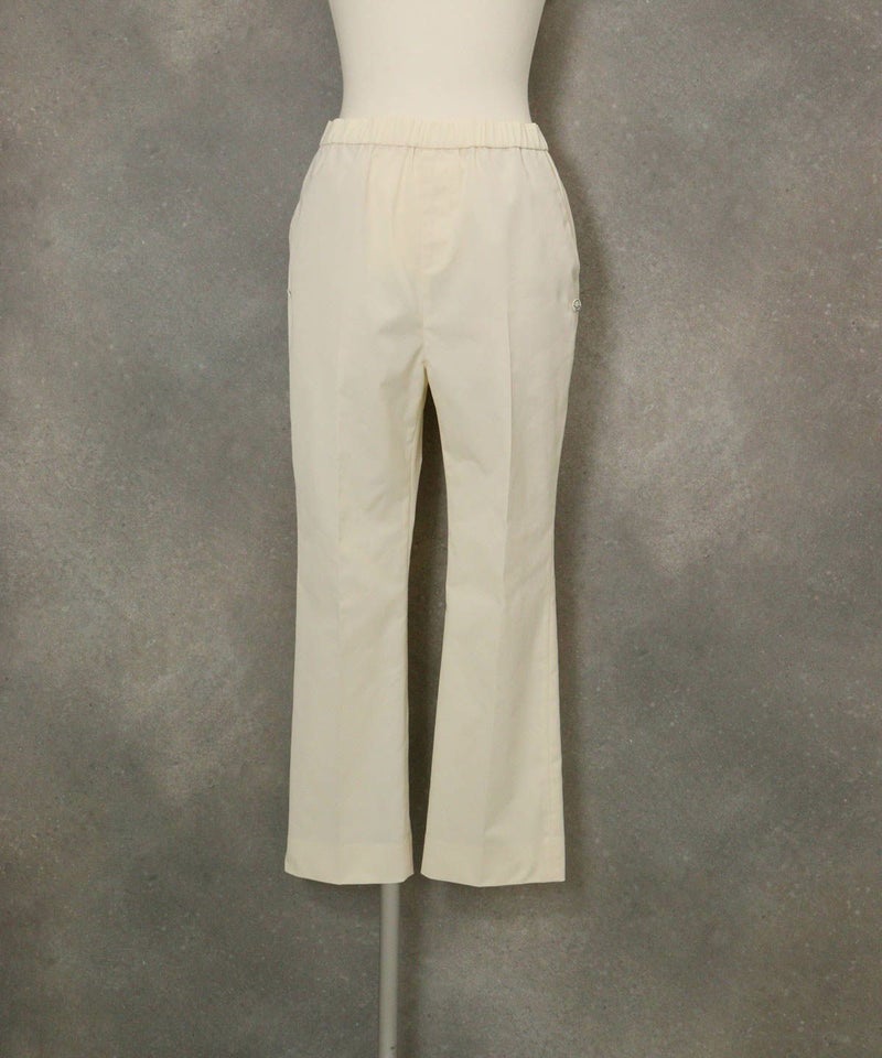 撥水プルオンカラーパンツ（ホワイト）