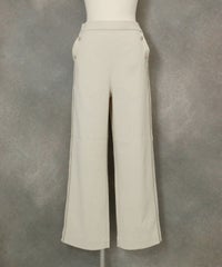 サイドステッチUV速乾ワイドパンツ（ベージュ）