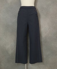 サイドステッチUV速乾ワイドパンツ（グレー）