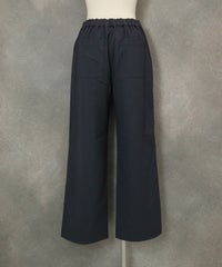 サイドステッチUV速乾ワイドパンツ後（グレー）