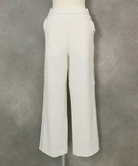 サイドステッチUV速乾ワイドパンツ（ホワイト）