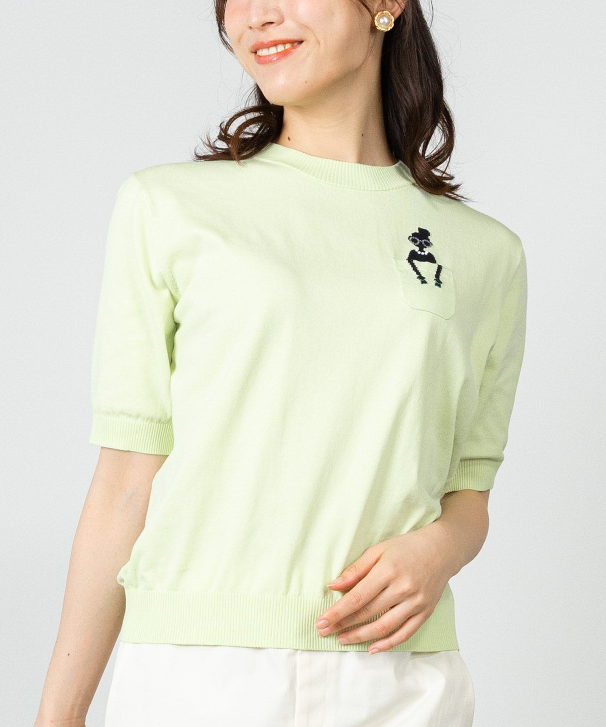 モデル着用画像(ライトグリーン)