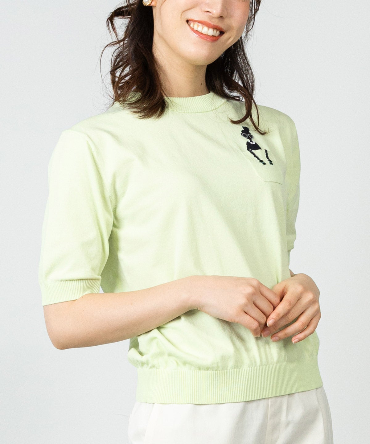 モデル着用画像(ライトグリーン)