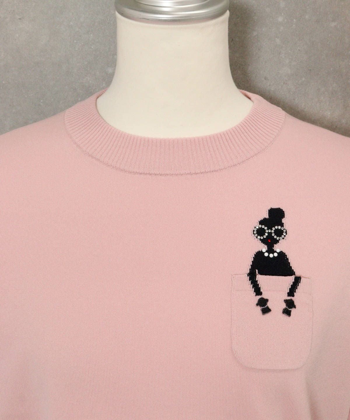 首元部分（ピンク）