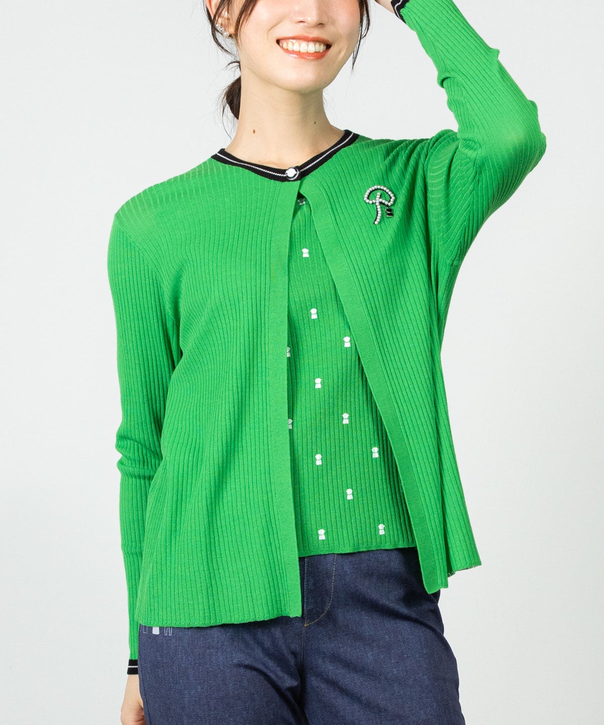 モデル着用画像(グリーン)