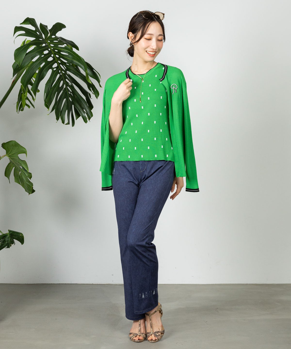 モデル着用画像(グリーン)