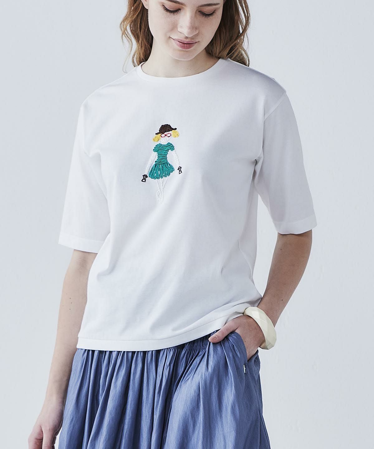 ✨極美品✨日本製✨♥PICONE♥シャツ/Tシャツ（M）白/総柄 ピッコーネクラブ シャツ - 30代・40代・50代・60代からのゴルフウェア