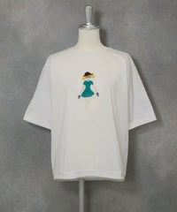 コード刺繍UV速乾プルオーバー（ホワイト）