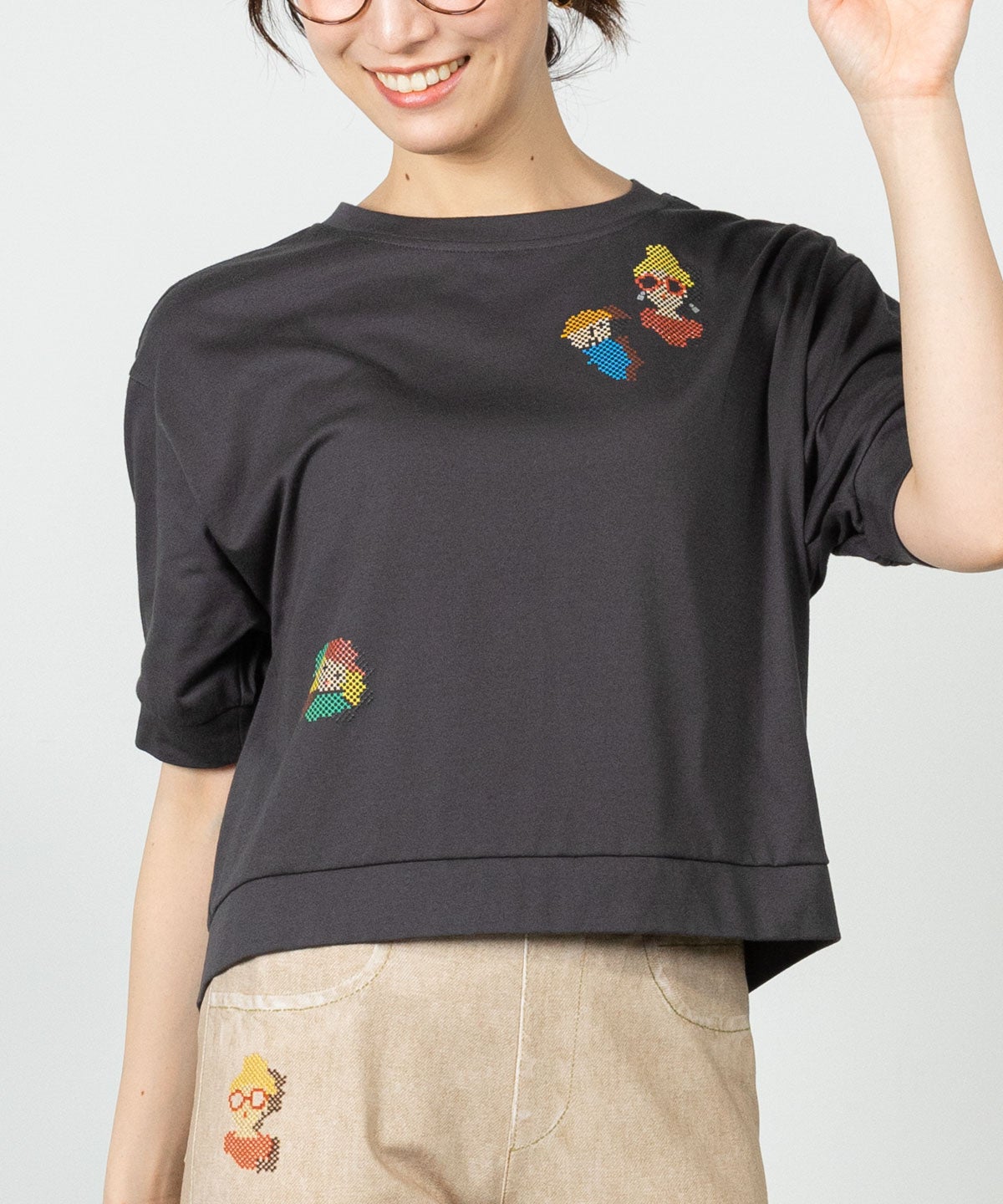 モデル着用画像(グレー)