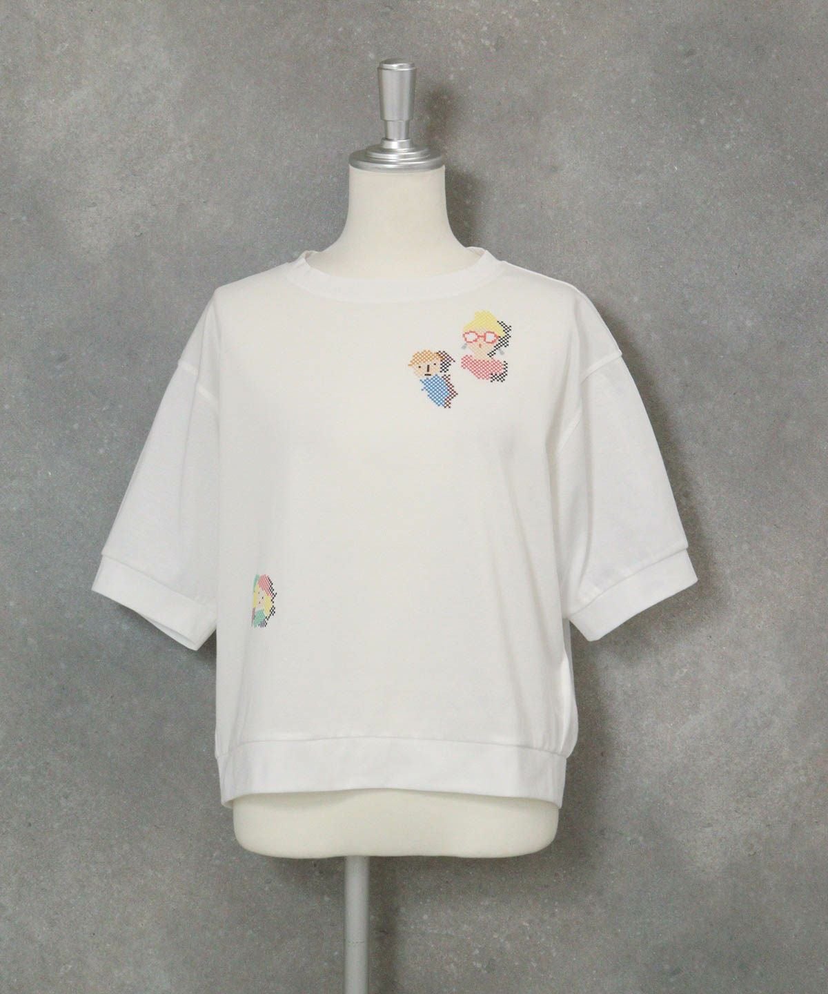 ピクセルピコUV速乾プルオーバー（ホワイト）