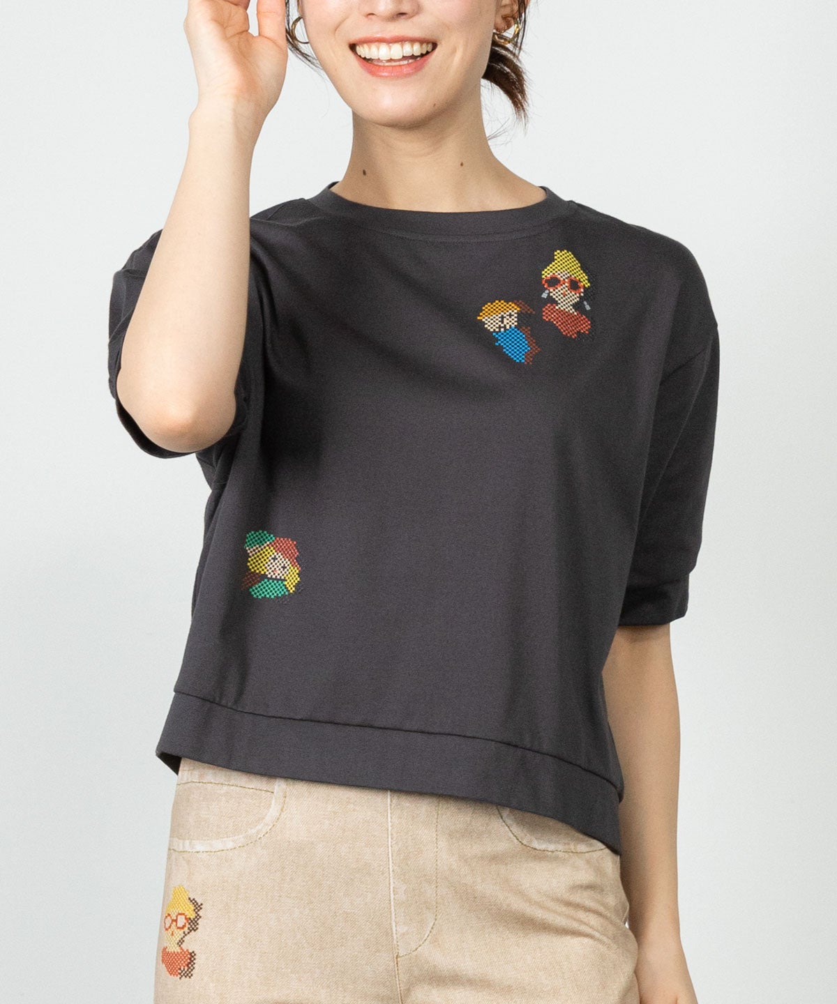 モデル着用画像(グレー)