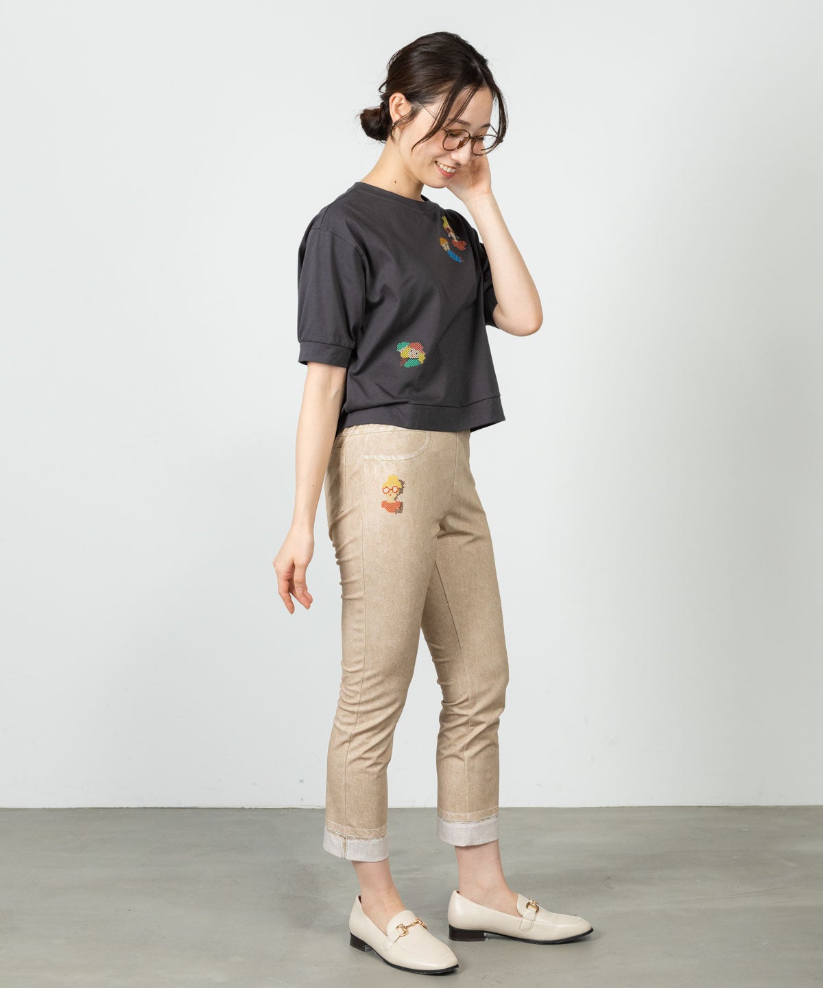 モデル着用画像(グレー)