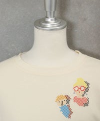 襟元部分（ベージュ）