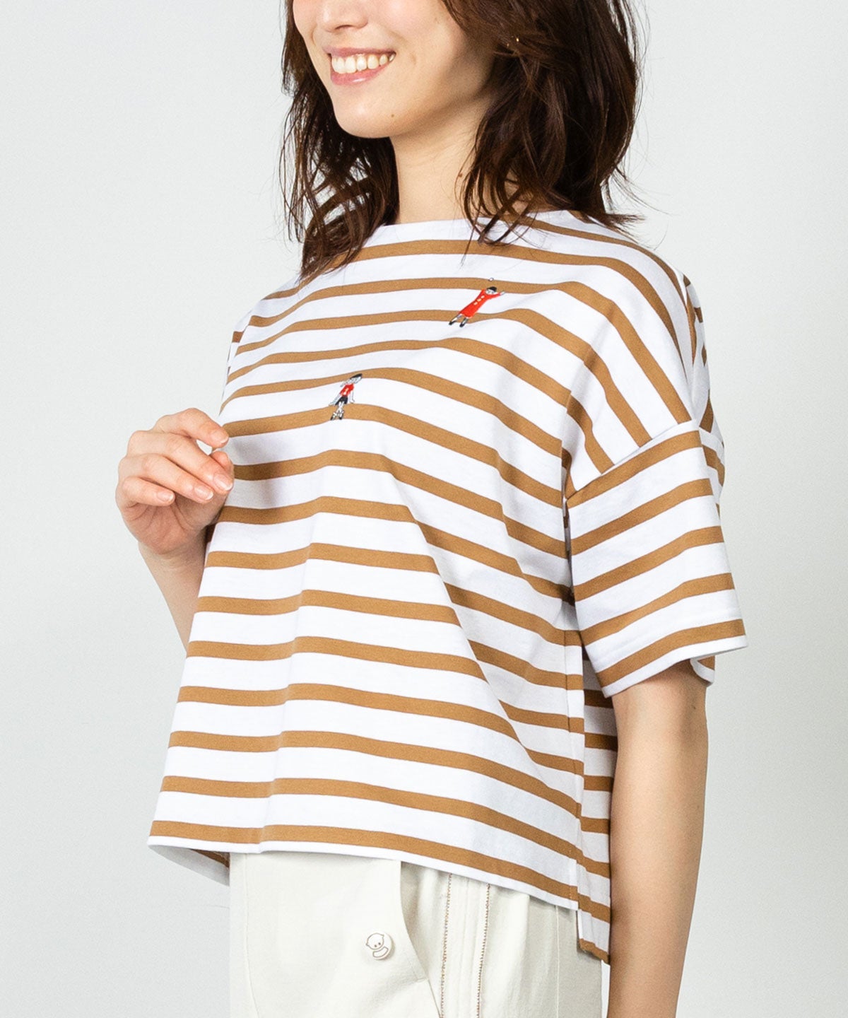 モデル着用画像(ベージュ)