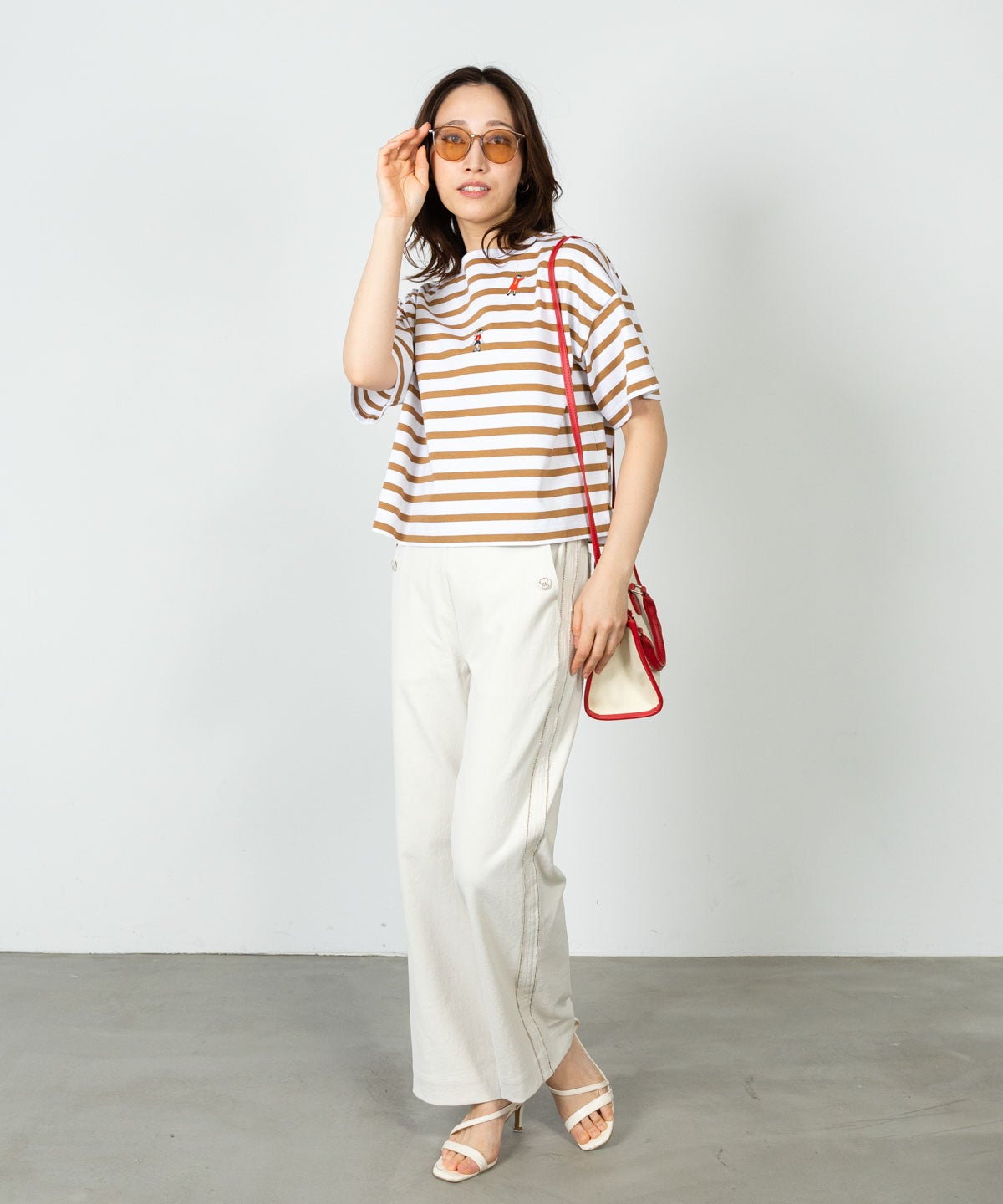 モデル着用画像(ベージュ)