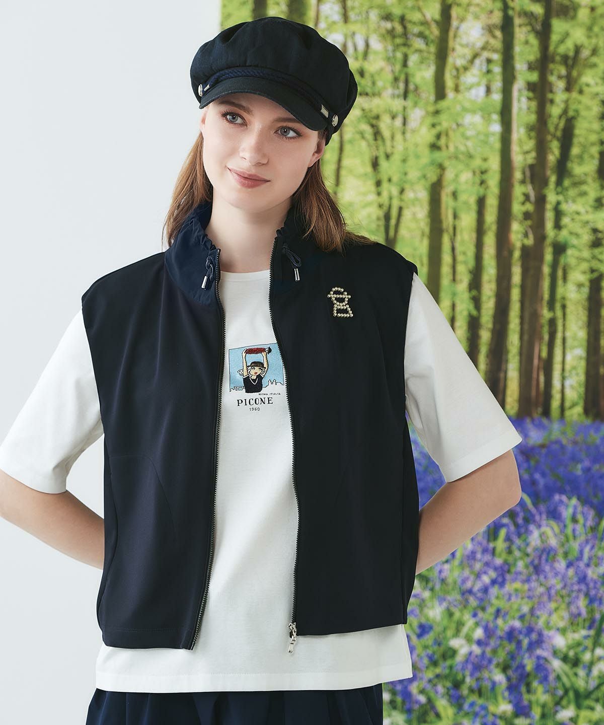 モデル着用（ホワイト）