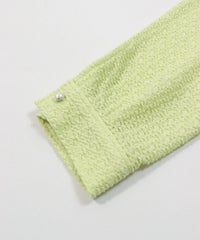 袖口部分（ライトグリーン）