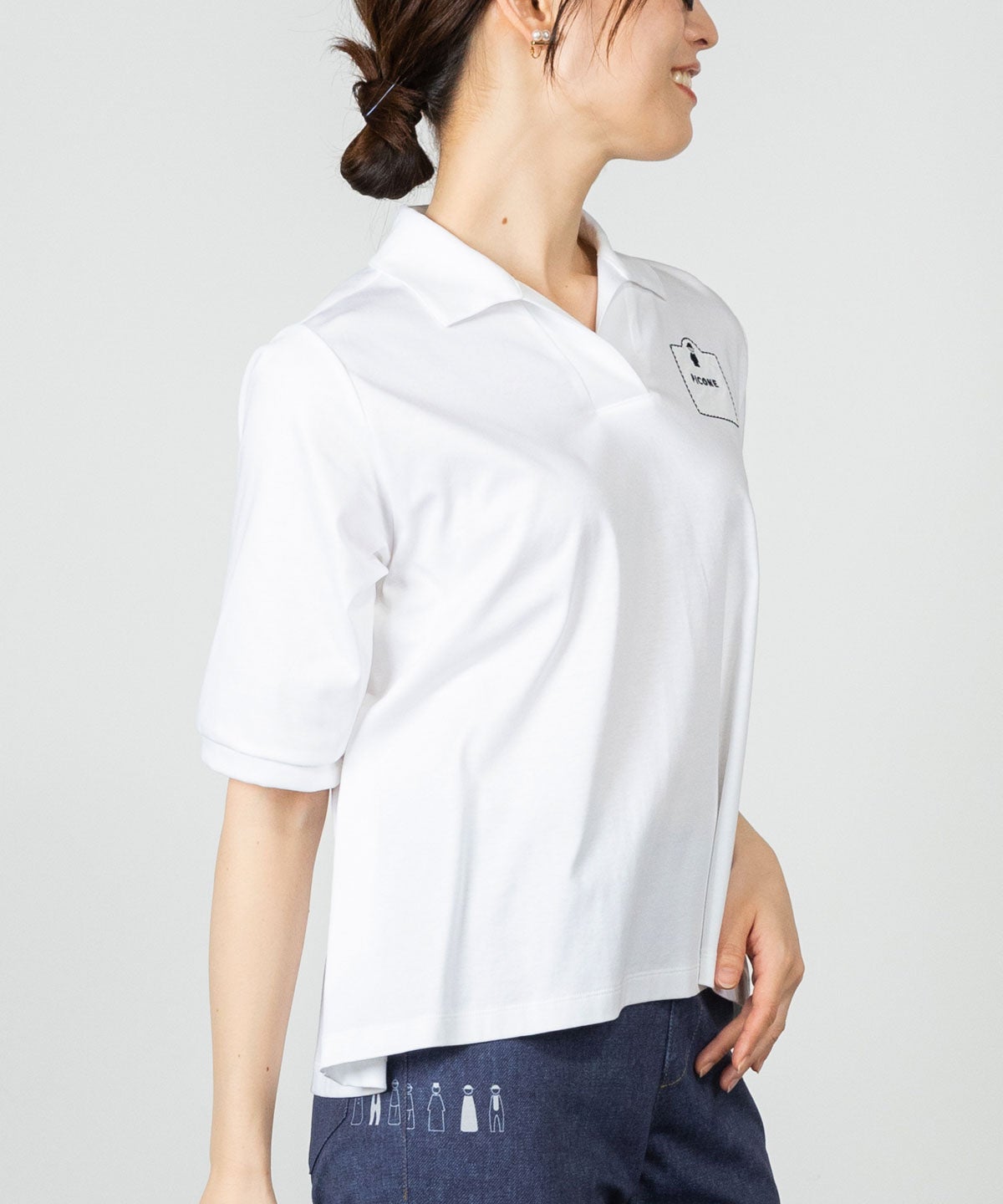 モデル着用画像(ホワイト)