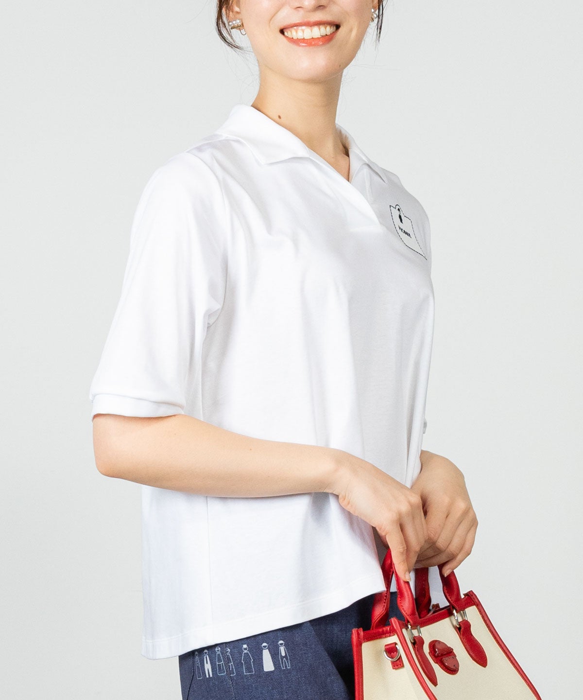 モデル着用画像(ホワイト)