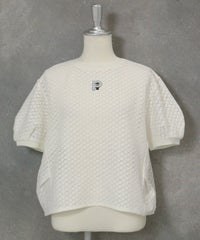 クロシェレースプルオーバー（ホワイト）