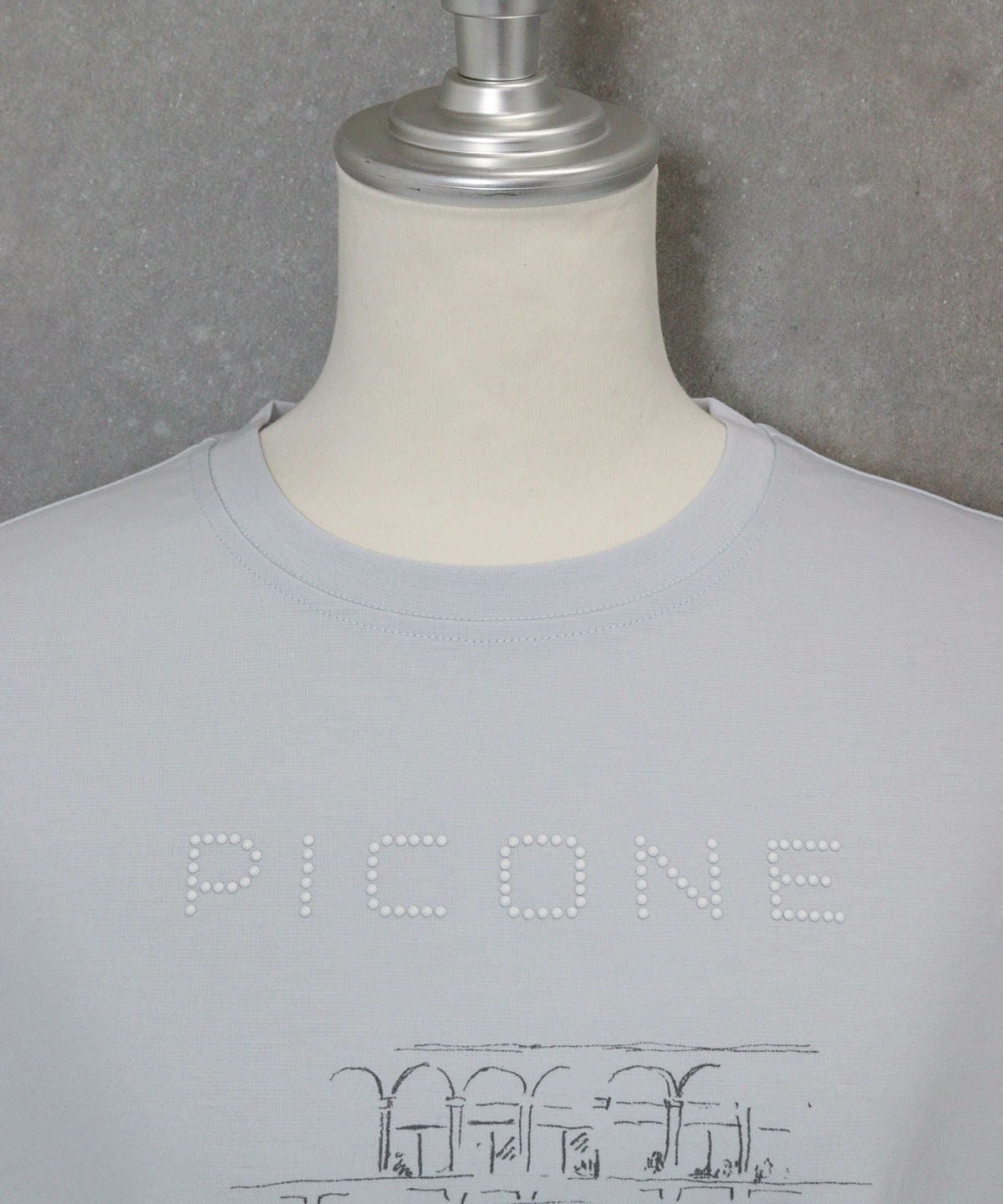 襟元部分（ライトブルー）