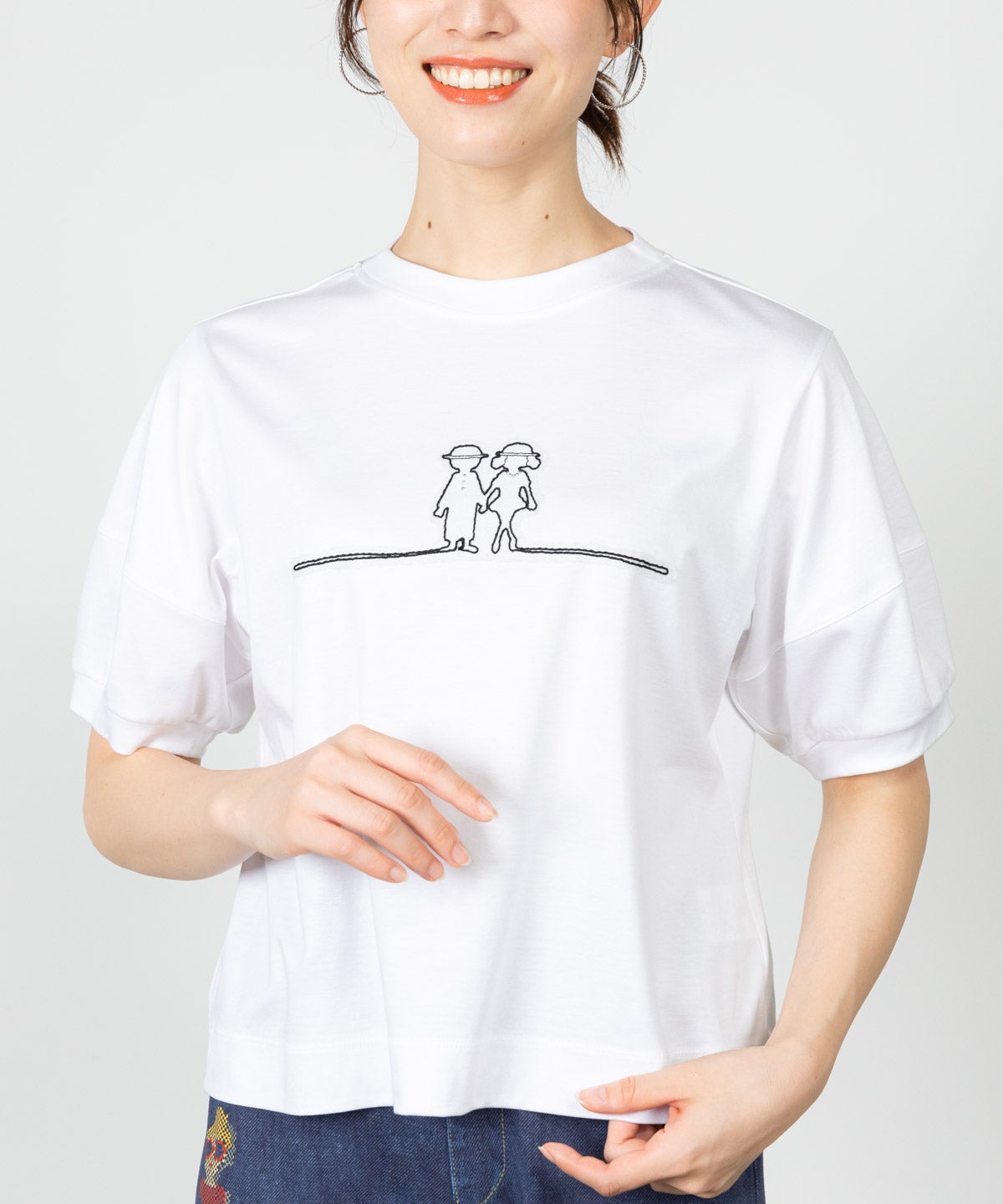 モデル着用画像(ホワイト)