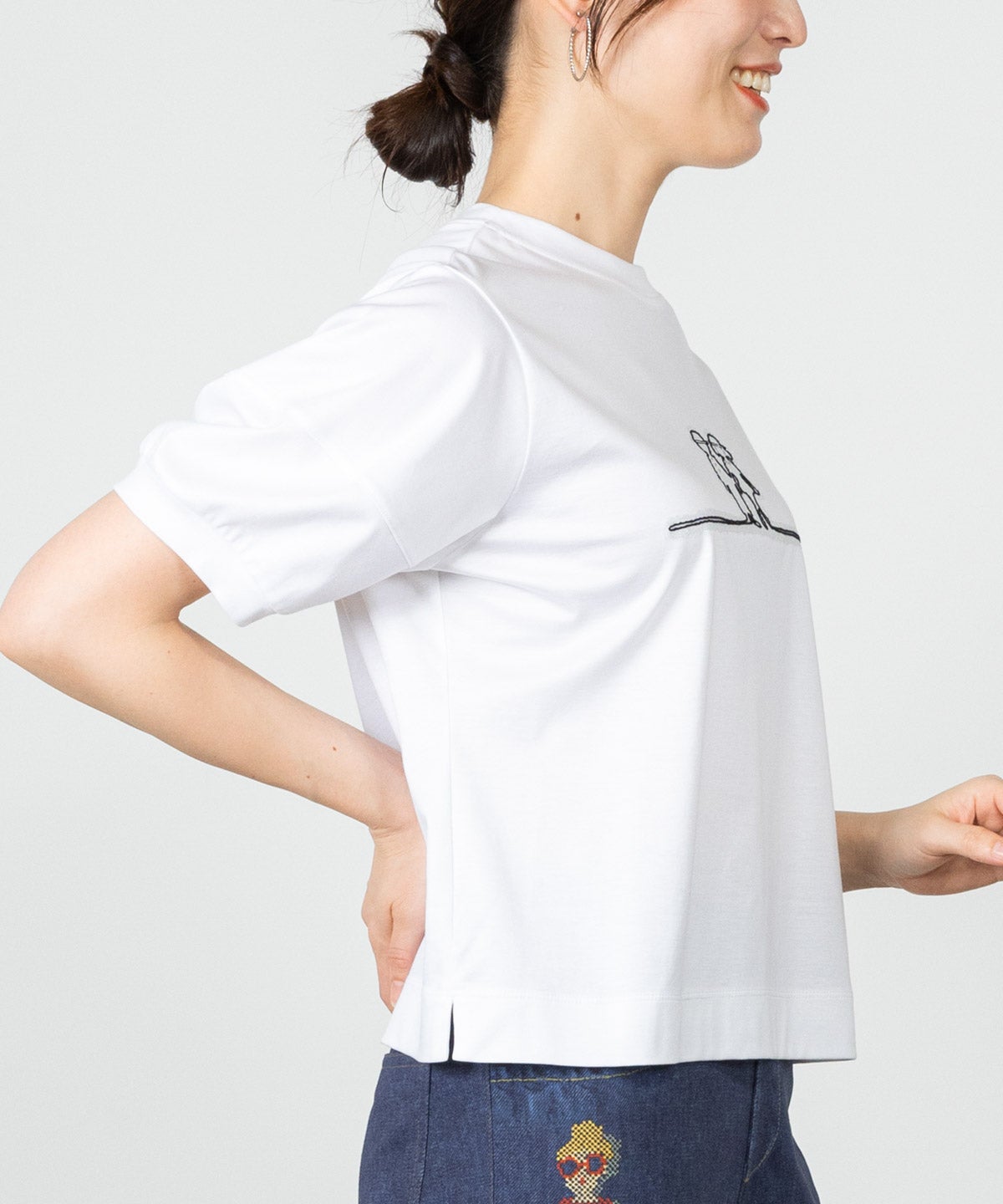 モデル着用画像(ホワイト)