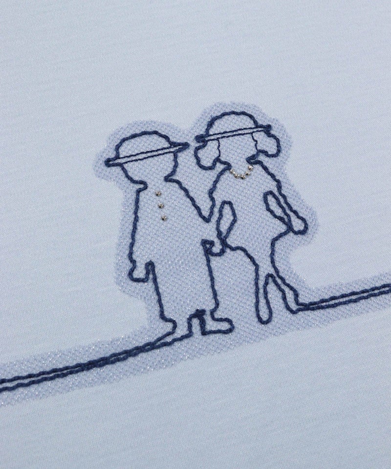 胸元デザインアップ(ライトブルー)