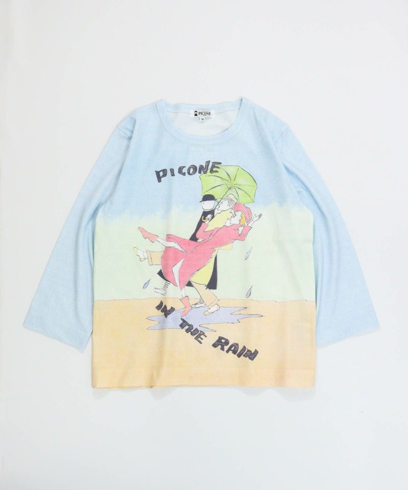 アートイラストプルオーバー（ブルー）