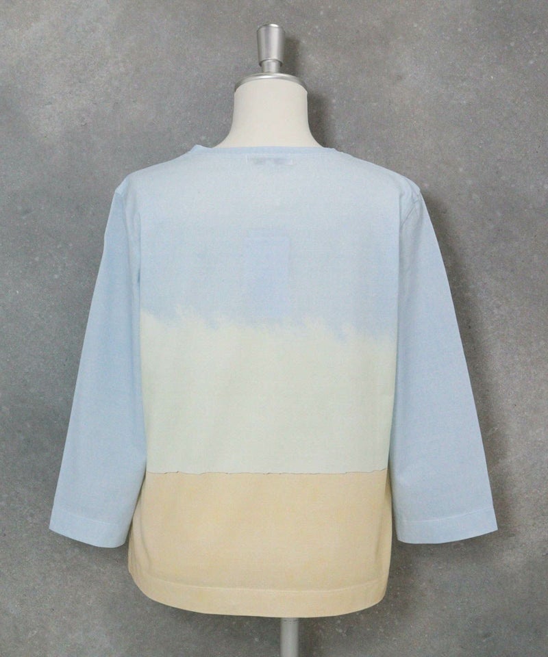 アートイラストプルオーバー後（ブルー）