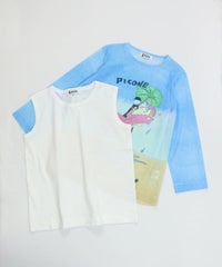 アートイラストツインセット（ブルー）