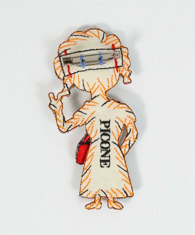 ブローチ-PICO LADY-(マルチ)後ろ