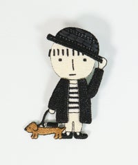 ブローチ-PICO&DOG-(マルチ)前