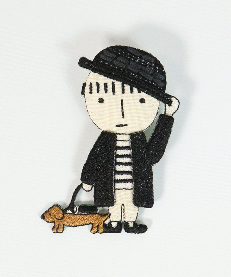 ブローチ-PICO&DOG-(マルチ)前
