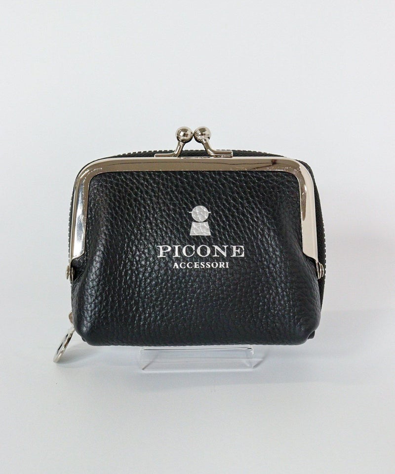 メタリック牛革ウォレット（ブラック）