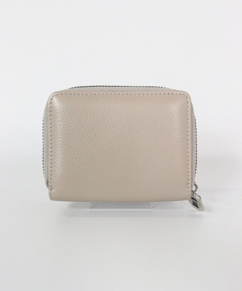 レザーウォレット(ベージュ)後ろ