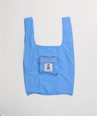 折りたたみエコバッグ(ブルー)前