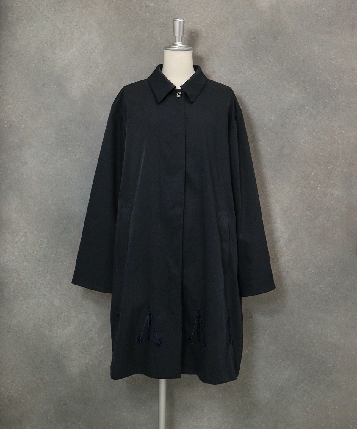 UV冷感スプリングコート(ネイビー)前